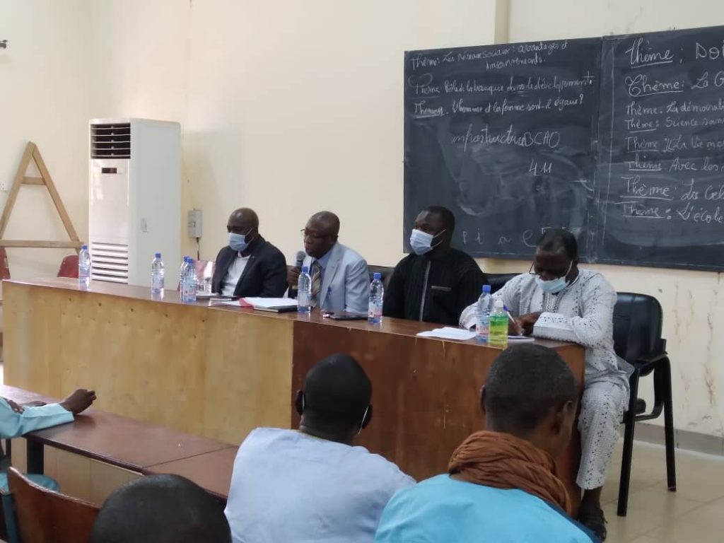 première rencontre Dr Isaïe Daou nouveau recteur avec le personnel de l’université de Segou